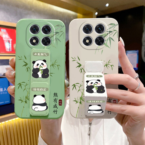 红米Note14手机壳新款13Pro防摔Note12Turbo背贴带支架Note11TPro磁吸折叠腕带note10情侣款Note95g可横竖屏