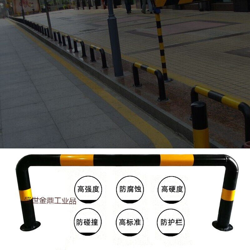 U型挡车桩龙门柱防撞栏挡车器栏杆定位止退器钢管隔离柱路桩护栏|