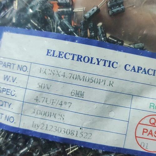 议价29000只 50v47uf短脚铝电解电容 47u可维修