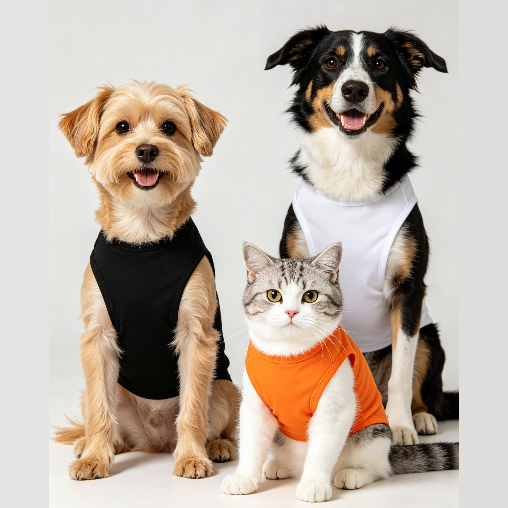 夏天狗狗衣服凉凉衣猫咪宠物定制背心纯棉印图片文字小中大型犬