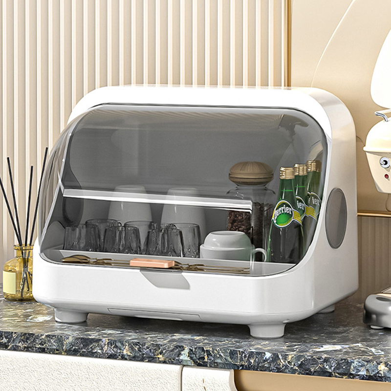 消毒柜碗柜风干沥水架装碗筷收纳盒放碗碟餐具置物架家用小型碗架