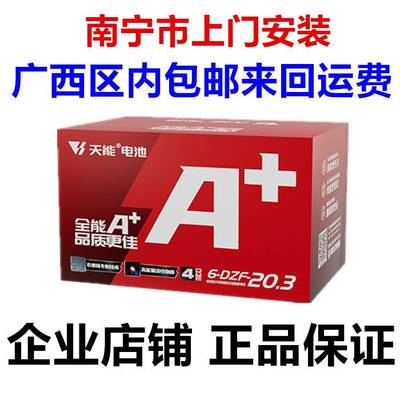 天能60V20AH72V48V12AH45A64V14AH电动车电池三轮车电瓶车铅酸