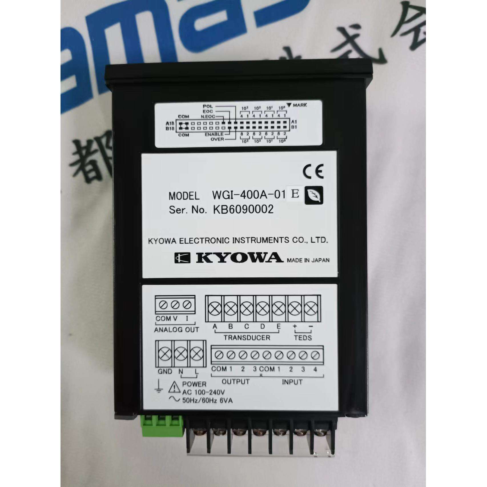 原厂原装KYOWA共和荷重控制器WGI-400A-01