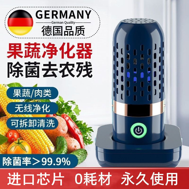 德国果蔬清洗机家用食材净化器水果蔬菜消毒除农残智能洗菜机