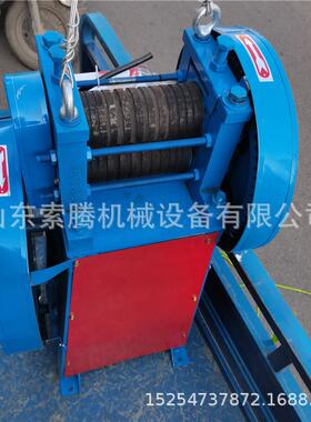 2-10线材碾压机电动原材料端部压尖机防护罩2.2kw电动撵头机