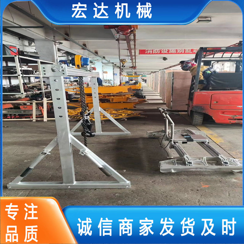 电缆托运设备液压单 吊轨简易装置铁路用 矿用电缆拖简易吊轨装置
