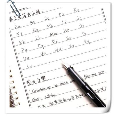 字帖挽鸢体字帖女生挽鸢体鲸落体字帖初中生野归体字帖语录中英文