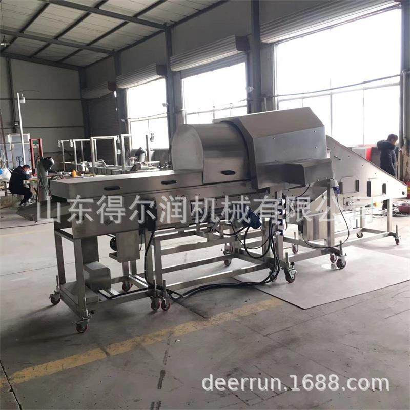 溜肉段上粉机 锅包肉挂糊裹浆滚筒上粉机 盐焗鸡滚筒裹粉设备,清洗/食品/商业设备,休闲食品加工设备,淘宝优惠券,粉丝福利购,淘宝优惠卷