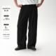 AWT25SS 叠褶设计双摺直筒宽松休闲西裤