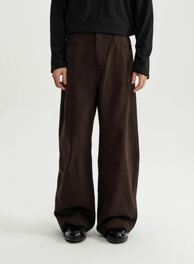 AWT25AW  微宽松直筒长裤