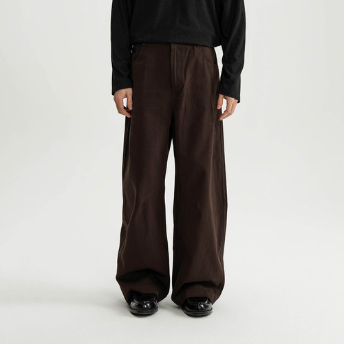 AWT25AW  微宽松直筒长裤