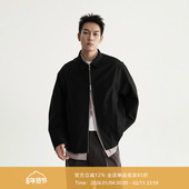 AWT25AW 抗皱翻领夹克秋冬外套 简约双拉链短款 「立体弧线袖 型」