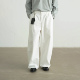 男女 简约休闲百搭廓形宽松纯棉长裤 AWT25AW 弧形分割设计