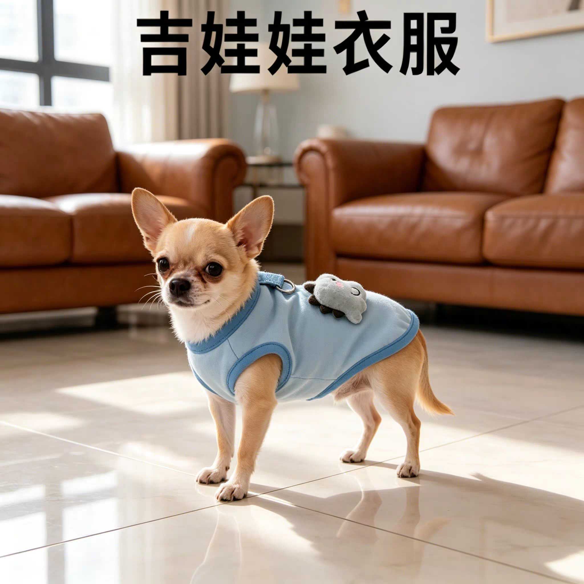 吉娃娃夏季衣服超小体小型犬薄款透气外出吉娃娃衣服专用宠物服饰