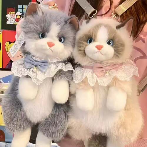 仿真布偶猫背包毛绒娃娃玩偶