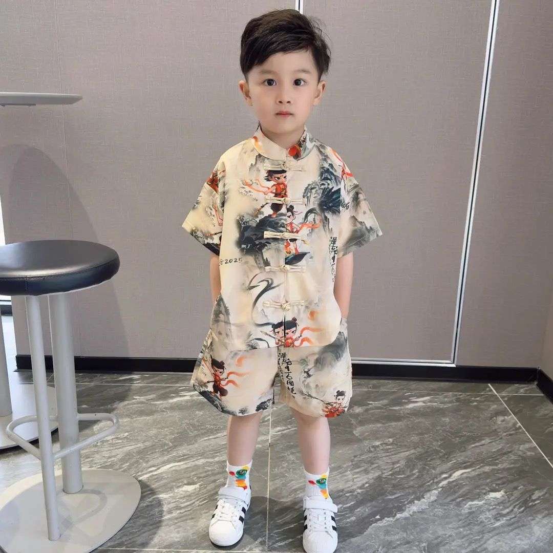 哪吒儿童2026新款夏季(有口袋)