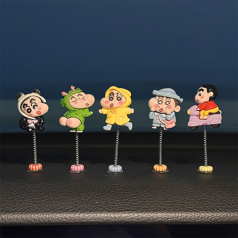 蜡笔小新可爱车载饰品摇摇乐