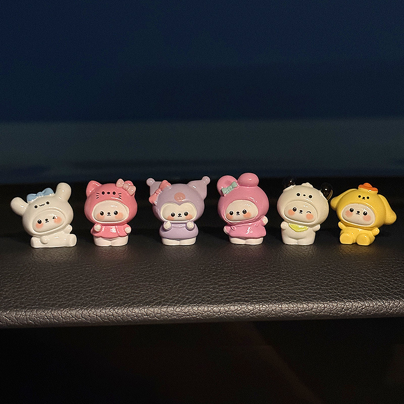 三丽鸥车载摆件2025新款网红公仔