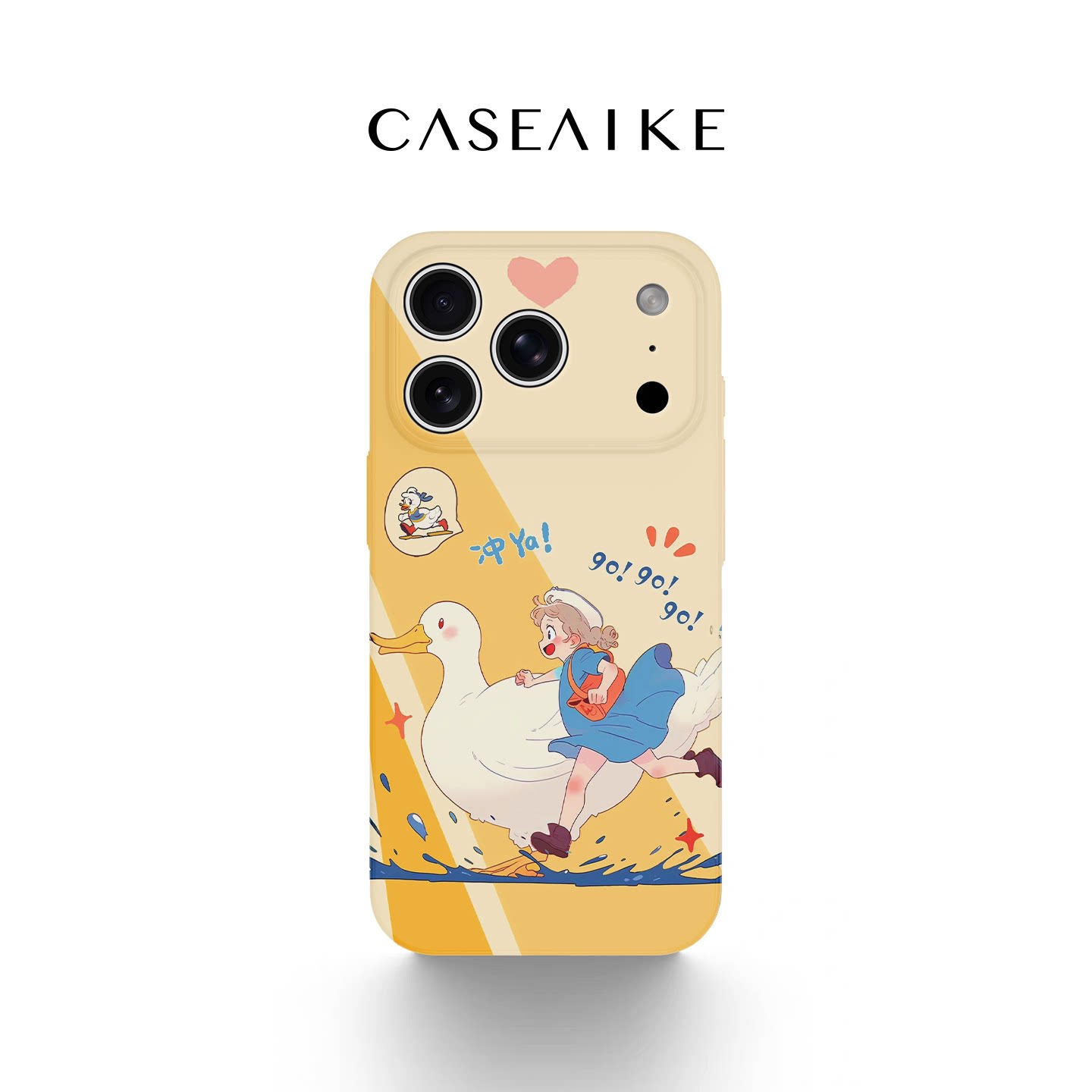 冲鸭少女适用新款苹果17pro手机壳iPhone17promax防摔16pro创意15超好看14plus磁吸13小众高级