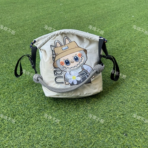 Нейлоновая японская сумка с молнией, водонепроницаемый пылезащитный регулируемый ремешок для сумки, с вышивкой, простой и элегантный дизайн