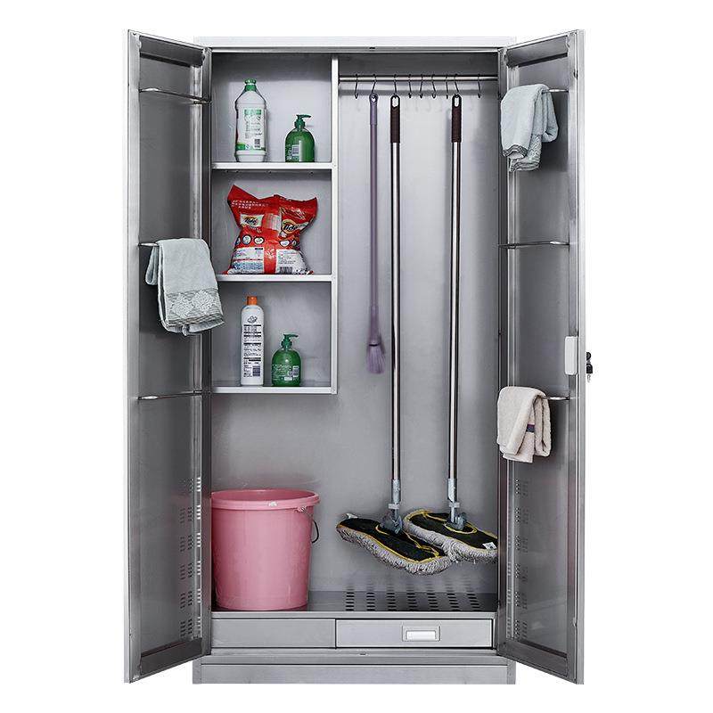 锈钢清洁柜不生XCVBRT32柜阳卫台杂物储物柜户外学校拖把收具纳柜,商业/办公家具,办公储物柜,淘宝优惠券,粉丝福利购,淘宝优惠卷