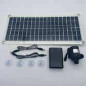 2套0W12V太阳水抽泵装 电池盒新能源大流单板 电量绿色能环保水