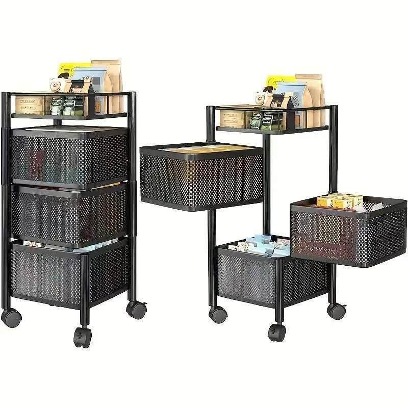 属钢可架旋转碳推M-9车储物架收金纳架厨房蔬菜零食整理架,厨房/烹饪用具,抹布架/厨房清洁收纳架,淘宝优惠券,粉丝福利购,淘宝优惠卷