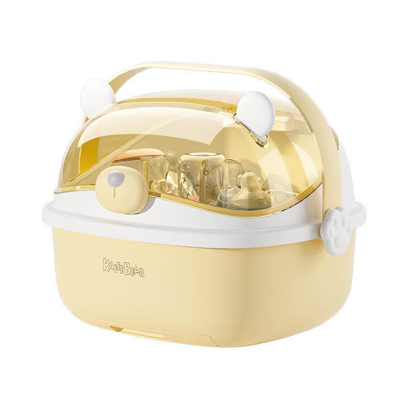 放宝宝奶瓶收纳沥晾干水架子带盖箱防尘婴儿纳辅食餐具无品牌/工,收纳整理,收纳箱,淘宝优惠券,粉丝福利购,淘宝优惠卷