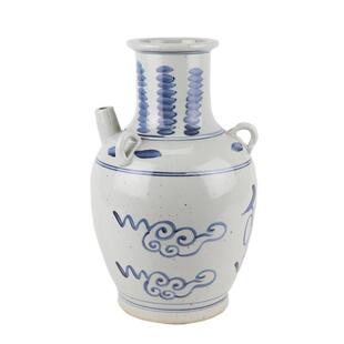 WDD景德镇古茶陶瓷青花花鸟麒山水叶罐麟福筒狮子凳子葫芦花瓶仿