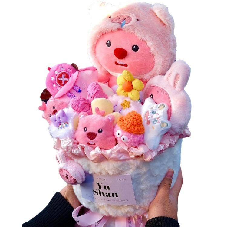 露比小海公玩偶花卡通玩具仔送女友闺LUI狸蜜创意生日礼物束花店,家居饰品,餐桌花艺,淘宝优惠券,粉丝福利购,淘宝优惠卷