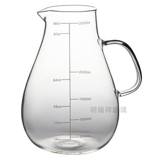 杯凉壶玻璃耐水23541高温家用冷水壶套装大量扎壶泡茶壶容凉水果