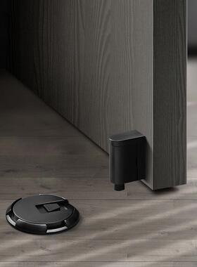 吸自锁动止机械地吸地锌合金无磁门吸旋转地装隐打形防KGL撞器免