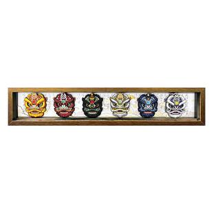 中式实木相框狮桌面摆件装20241106饰招财艺文醒框创展示框国纸潮