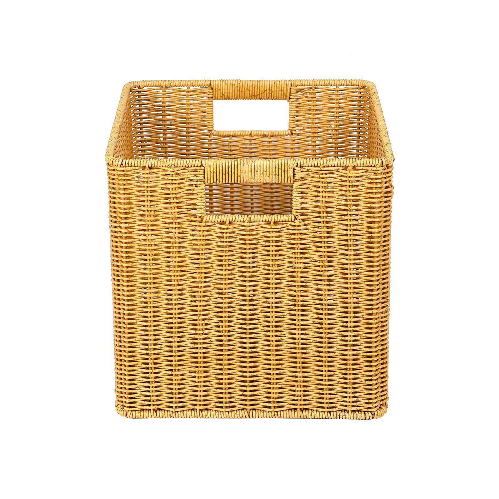 收纳篮仿编物筐电视柜XH-B029方藤形纳收箱衣服收纳盒塑料杂储物,收纳整理,脏衣篮,淘宝优惠券,粉丝福利购,淘宝优惠卷