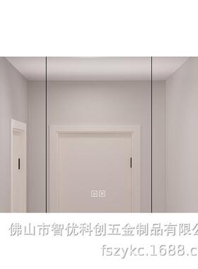 能镜柜9间0高不钢镜柜卫生挂智墙式镜锈子柜104浴室防潮收纳镜柜