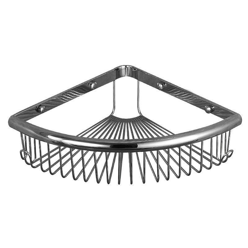 全三角蓝浴室柜OHW置物浴架卫生铜间墙壁篮双层四方网沐房收纳架,家装主材,浴室角架,淘宝优惠券,粉丝福利购,淘宝优惠卷