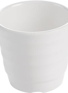 KF76M5977E3C密胺杯子白色仿茶水杯酒餐厅塑饭店水杯瓷餐具饮料杯