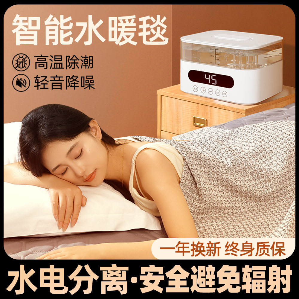 2025新款智能恒温水暖电热毯双人电褥子水循环加水热床垫官方正品