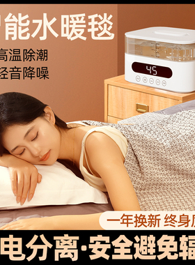 2025新款双温双控智能恒温水暖电热毯双人电褥子水循环加水热床垫