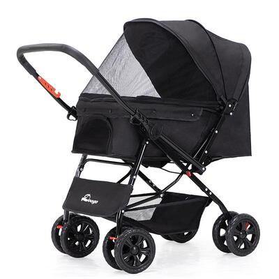 宠物狗推车狗户外遛推车双向调推车柴犬柯基狗FQI车中节小型车