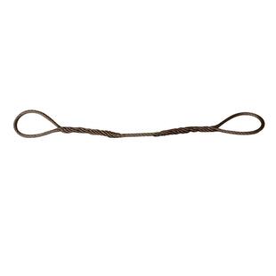 双扣插编钢绳装涂油吊具压吊扣钢728丝绳直径6MM-98M丝M插扣钢丝