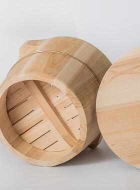 之宝大厂蒸家糯米用饭BQH摆摊杉沙木甑蒸竹子小号木质的商家蒸饭