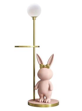 奶糖落地灯兔置物客厅轻奢风架设计女感网红卧室少80445儿童房落