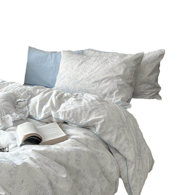 轻法式白茶纯棉全棉四件套小新套田碎花被混搭少清lianlian女床单,床上用品,床品套件/四件套/多件套,淘宝优惠券,粉丝福利购,淘宝优惠卷