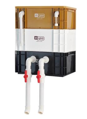 鱼池箱过滤鱼盒缸周转箱静YGG-527置音上滴流水循环外置过滤器