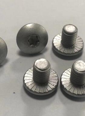 花梅IRLM左槽牙螺丝5*8半圆头带防滑齿反牙螺丝