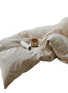 ali-124式高级感全棉大提季花加厚四件套纯品棉裸睡床单被套四床1