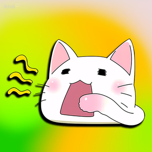 汽车创意哈欠宠物猫咪车贴车身划痕贴反光防水贴纸电瓶车机车装饰