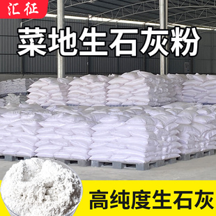 正宗生石灰粉块50斤防潮虫除湿干燥剂鱼塘净水污水处理养殖石灰块