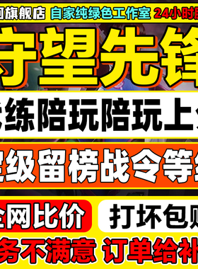 守望先锋OW2代打排位代练竞逐上分活动定位赛陪玩带练车队肝战令